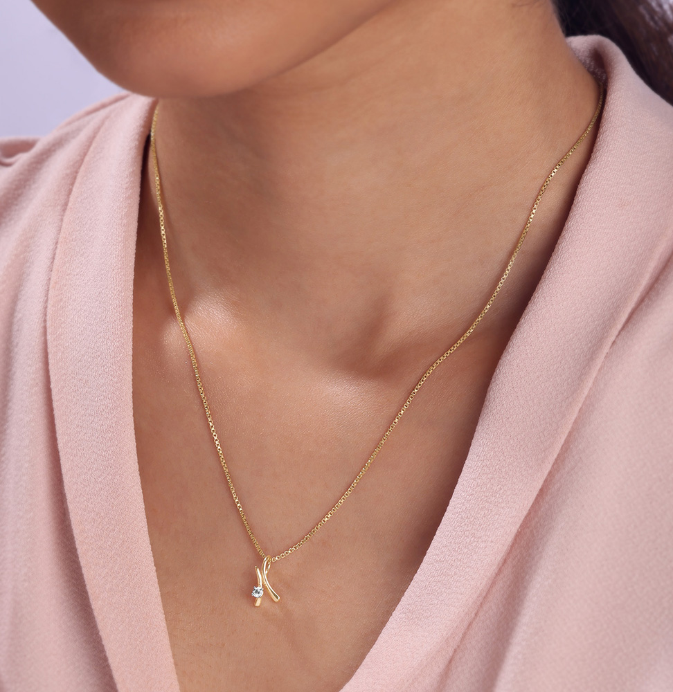 Petite Flair Diamond Pendant,,hi-res image number null
