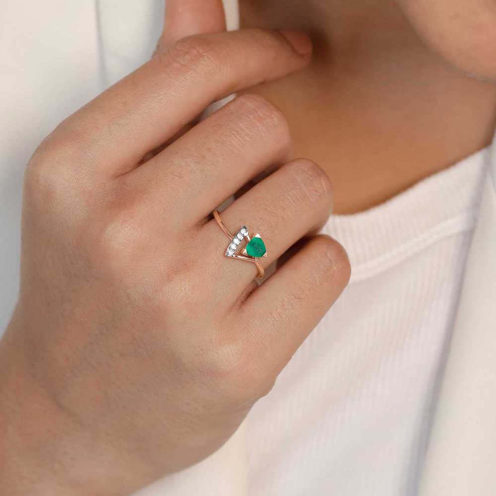 Fierce Geo Diamond Ring,,hi-res image number null