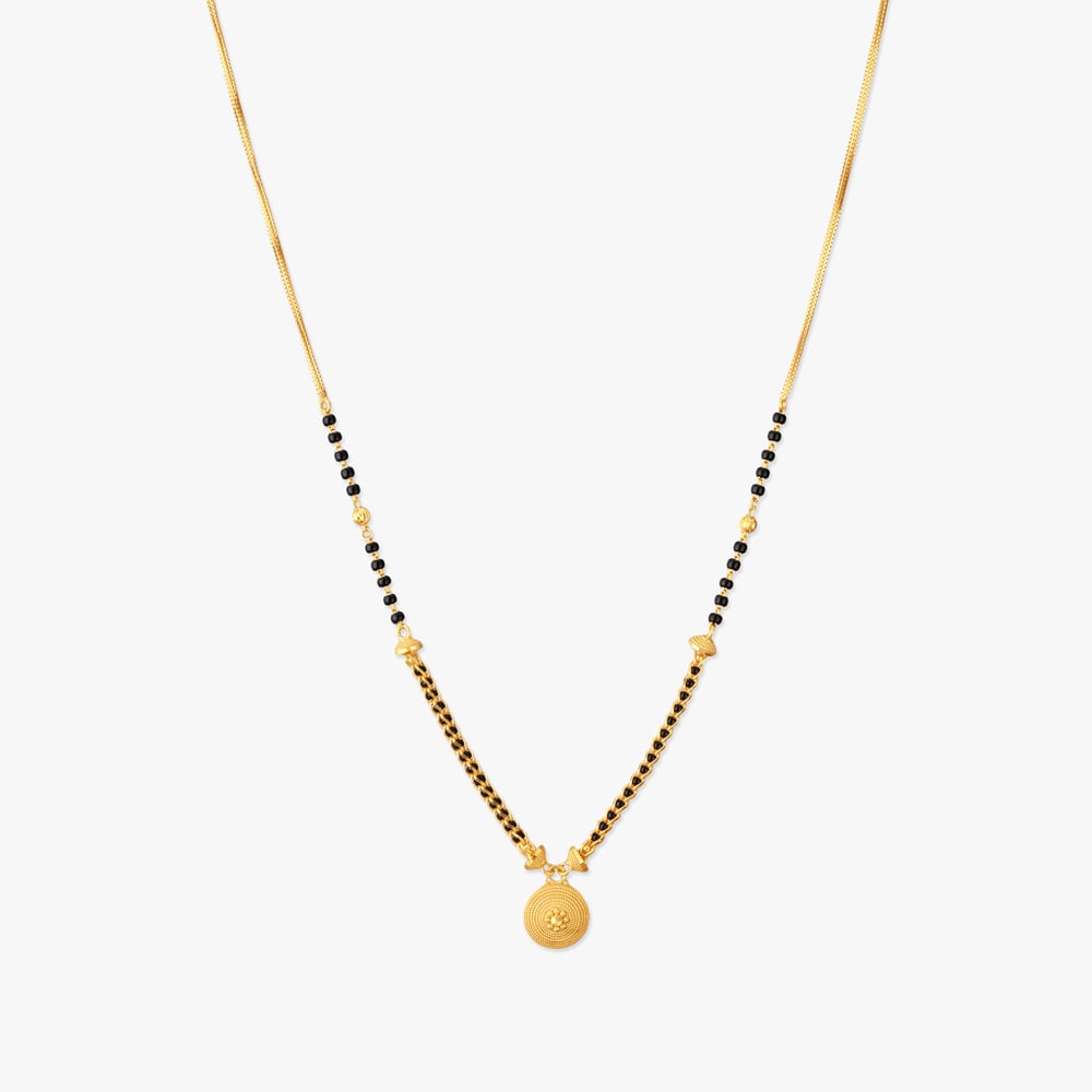 Spiral Disc Mangalsutra,,hi-res image number null