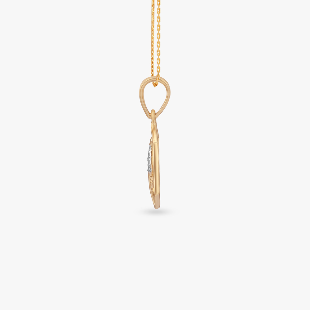Sacred Trishul Diamond Pendant,,hi-res image number null