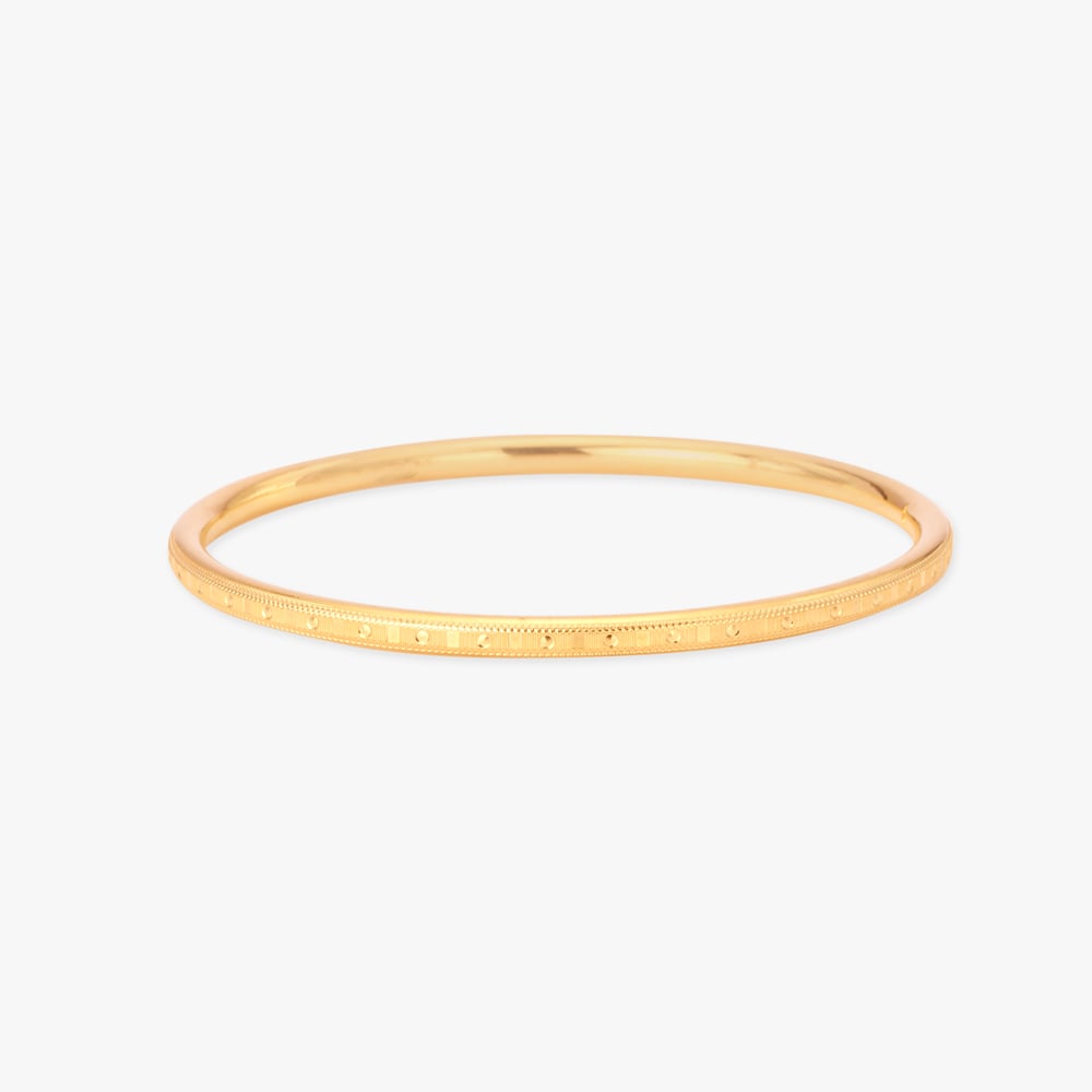 

Refined Gold Bangles