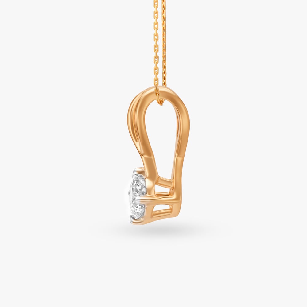 Ethereal Loop Solitaire Pendant,,hi-res image number null