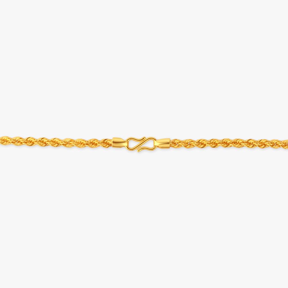 Rope Twist Gold Chain,,hi-res image number null