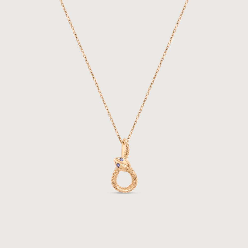 Serpent Flow Gold Pendant,,hi-res image number null
