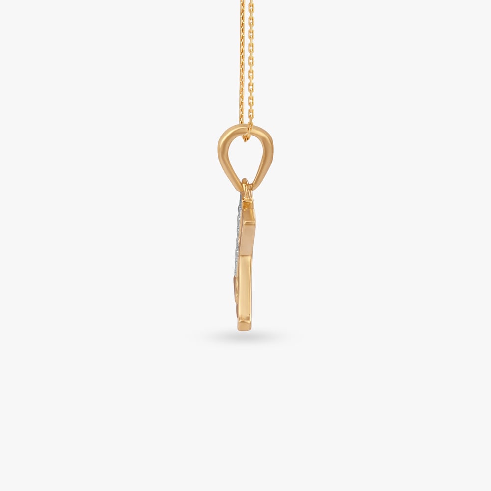 Signature K Diamond Pendant,,hi-res image number null