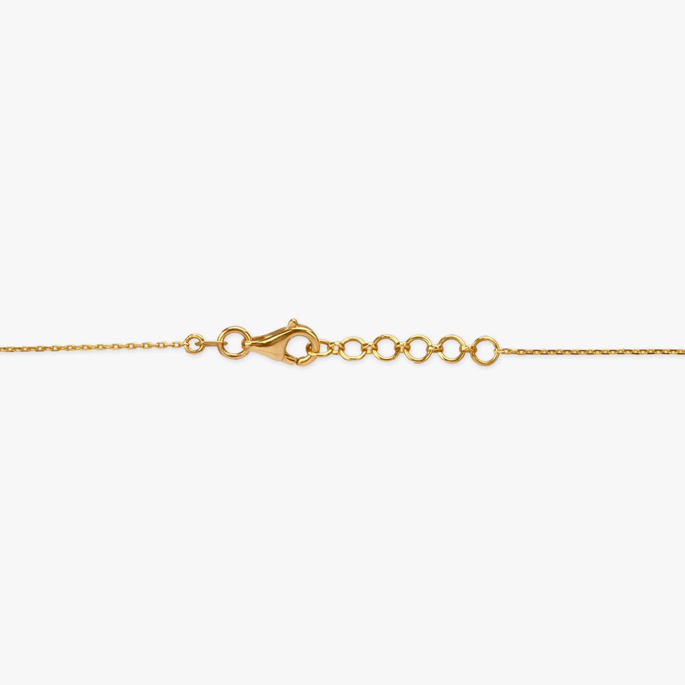 Signature S Gold Pendant with Chain,,hi-res image number null