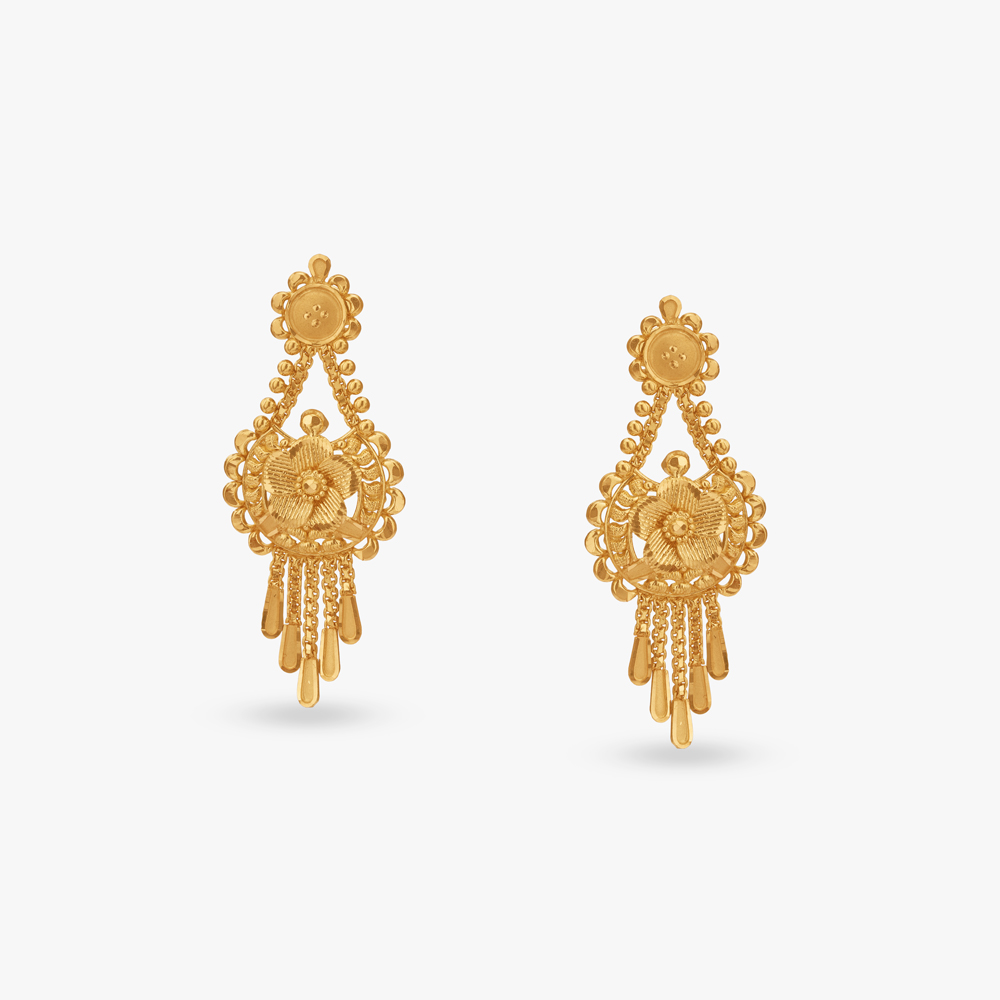 Ornate Square Gold Necklace Set,,hi-res image number null