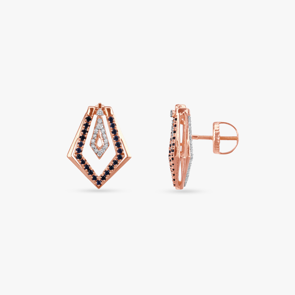 Versatile Hexa Diamond Drop Earrings,,hi-res image number null