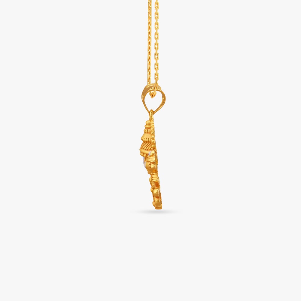 Divine Venkateswara Gold Pendant,,hi-res image number null