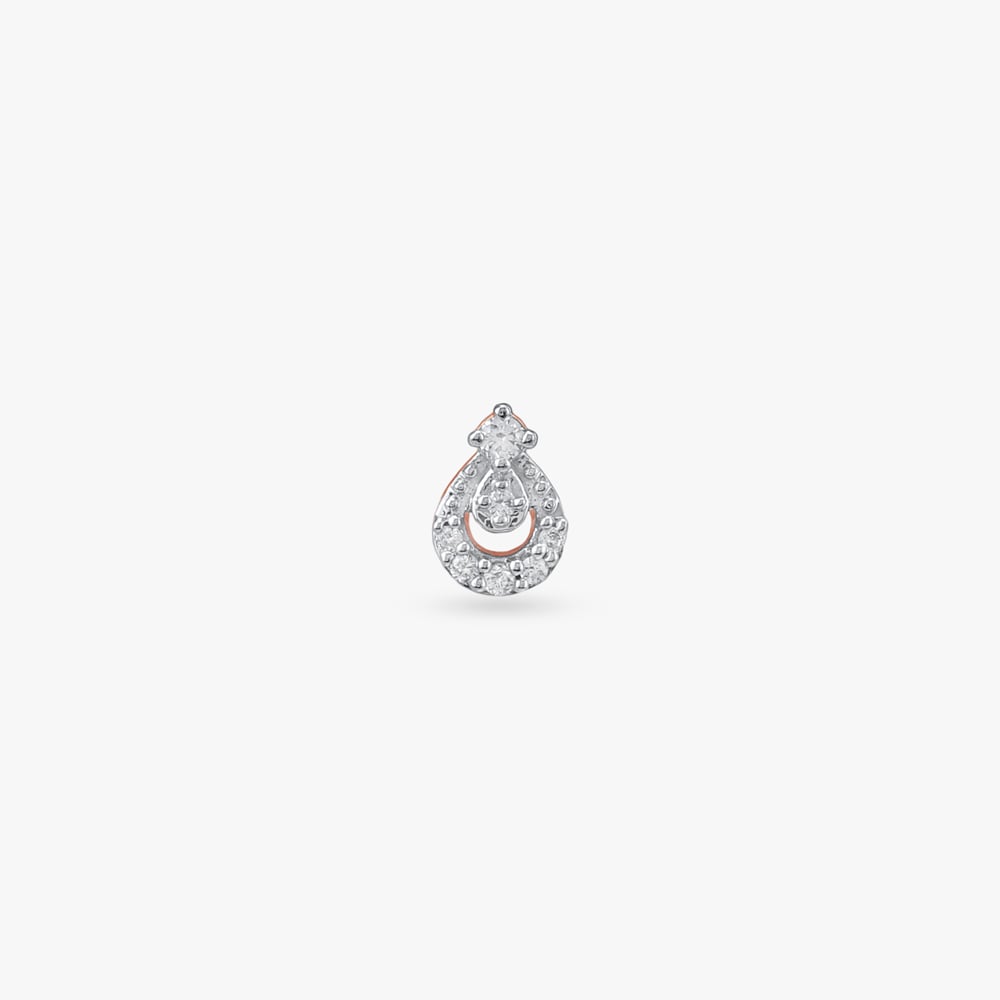 Dew Charm Diamond Nose Pin,,hi-res image number null