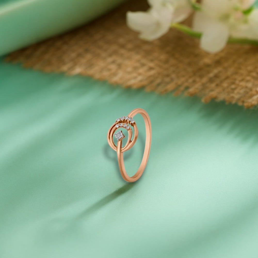 Crossover Diamond Finger Ring,,hi-res image number null