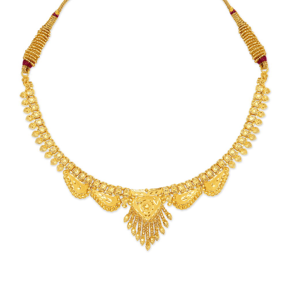 Romantic Gold Necklace Set for the Bengali Bride,,hi-res image number null