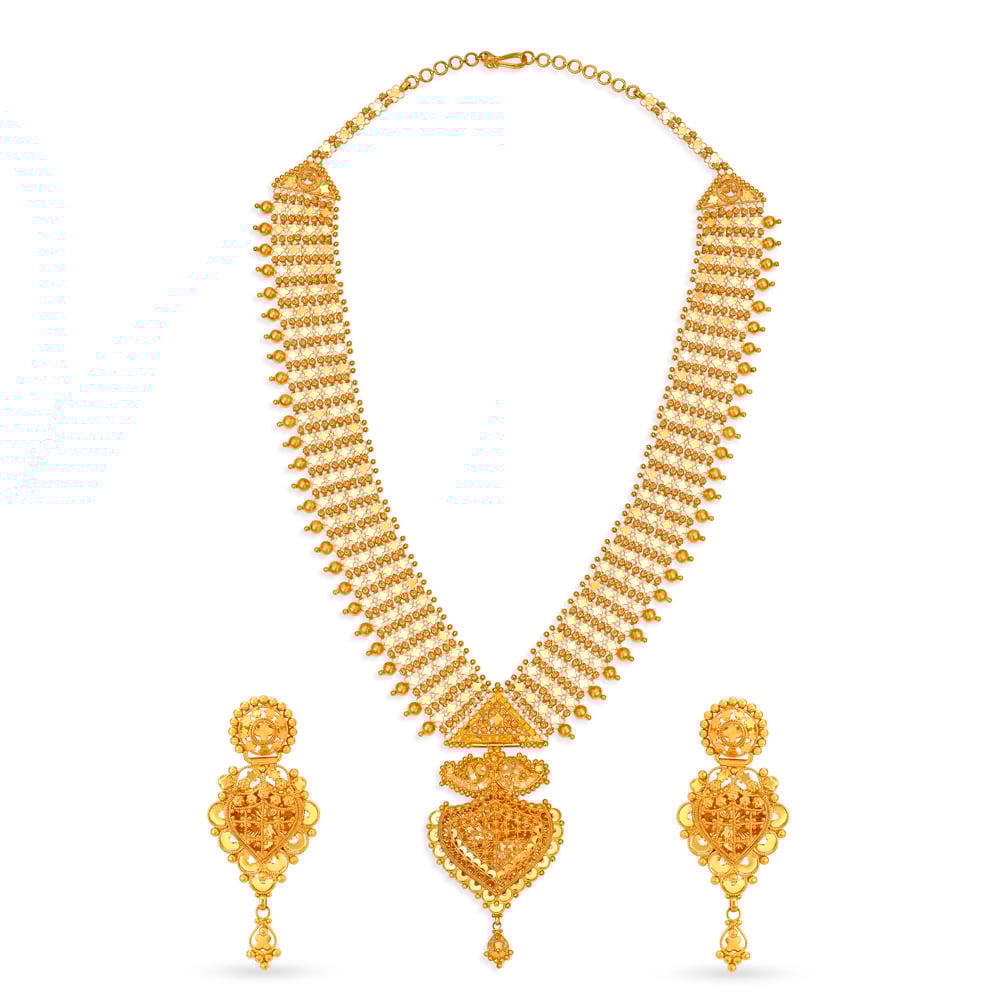 

Golden Majesty Gold Necklace Set