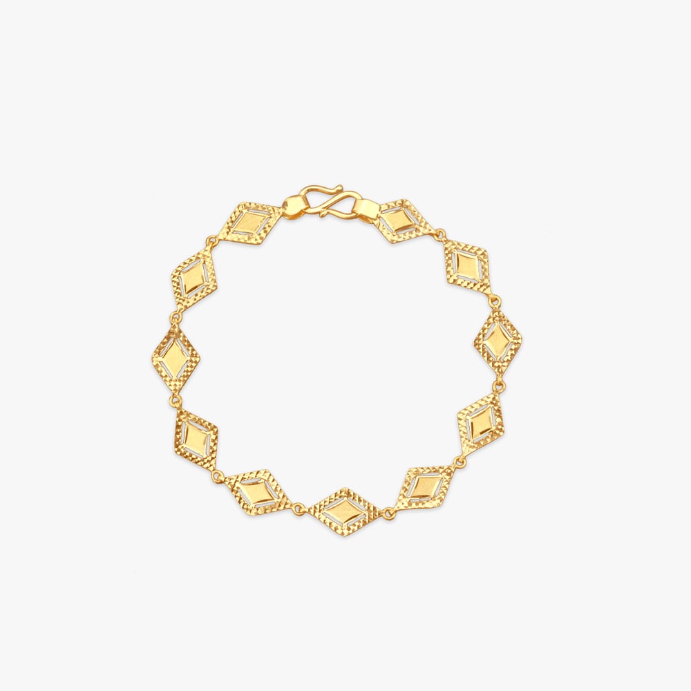 

Rhombus Rhythm Gold Bracelet