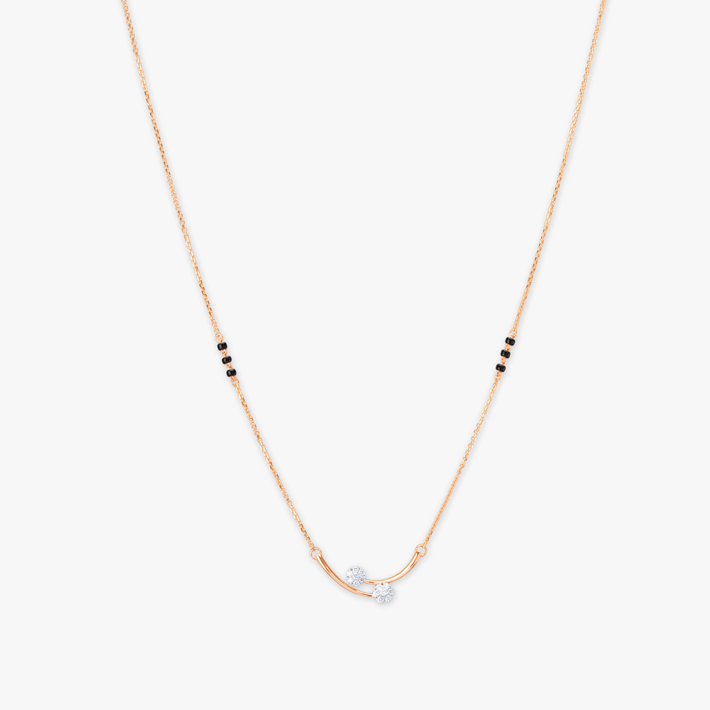 Elegant Duo Diamond Mangalsutra,,hi-res image number null