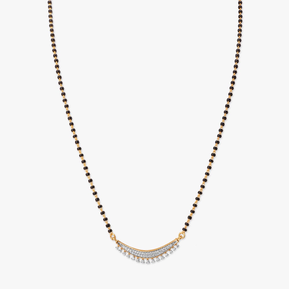 Classy Gleam Diamond Mangalsutra,,hi-res image number null