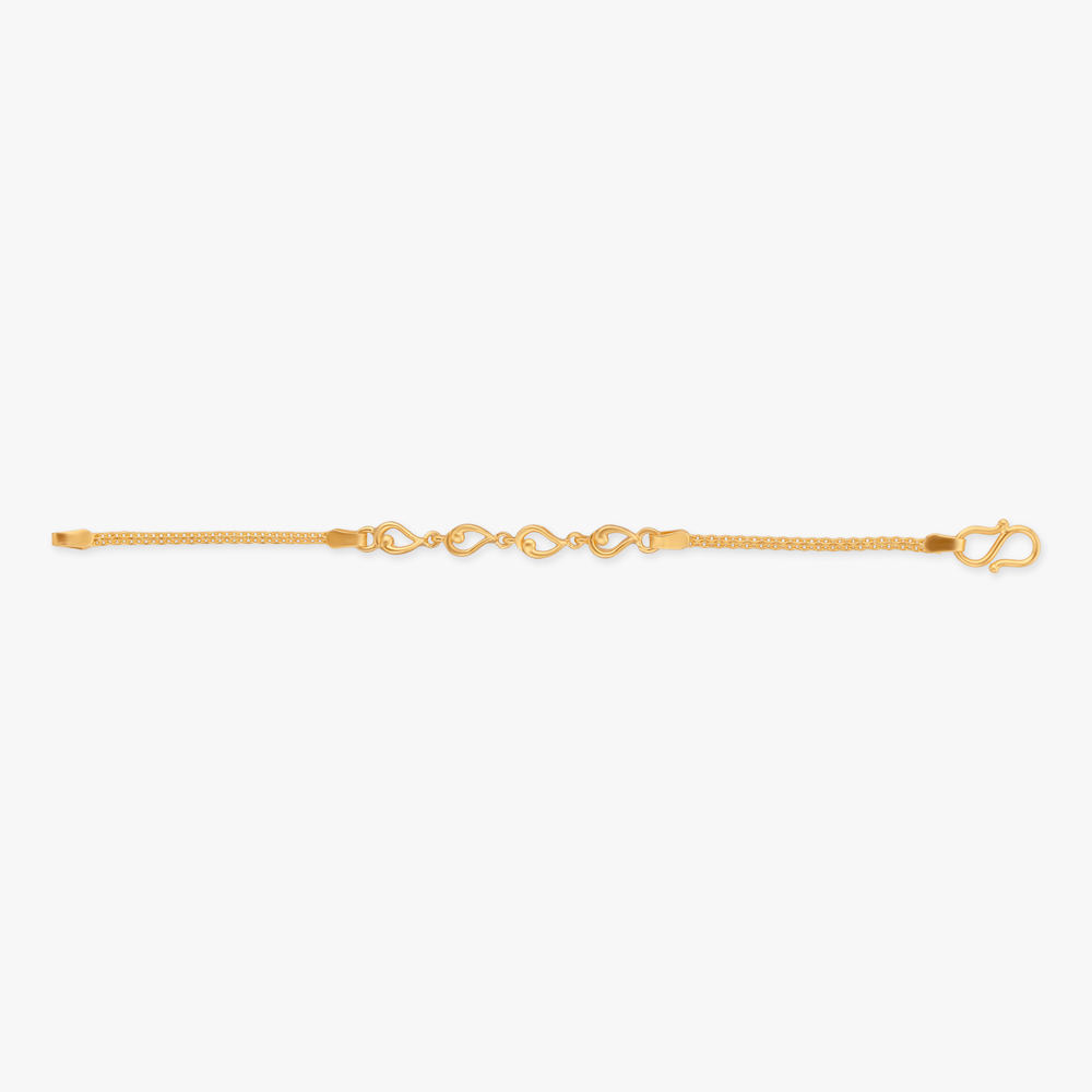 Endless Twirls Gold Bracelet for Kids,,hi-res image number null