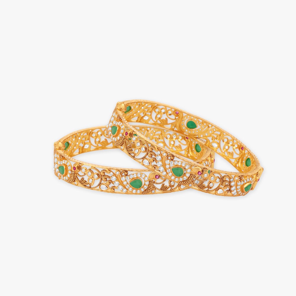 Gemstone Allure Bangles,,hi-res image number null