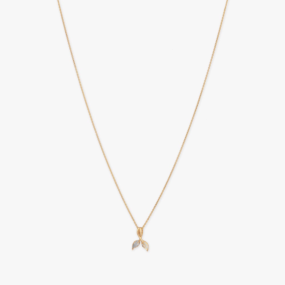 Bloom Twist Diamond Pendant with Chain,,hi-res image number null