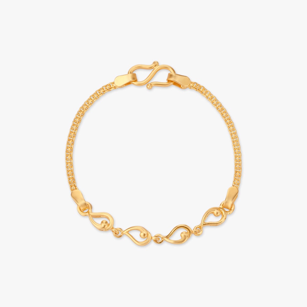 

Endless Twirls Gold Bracelet for Kids