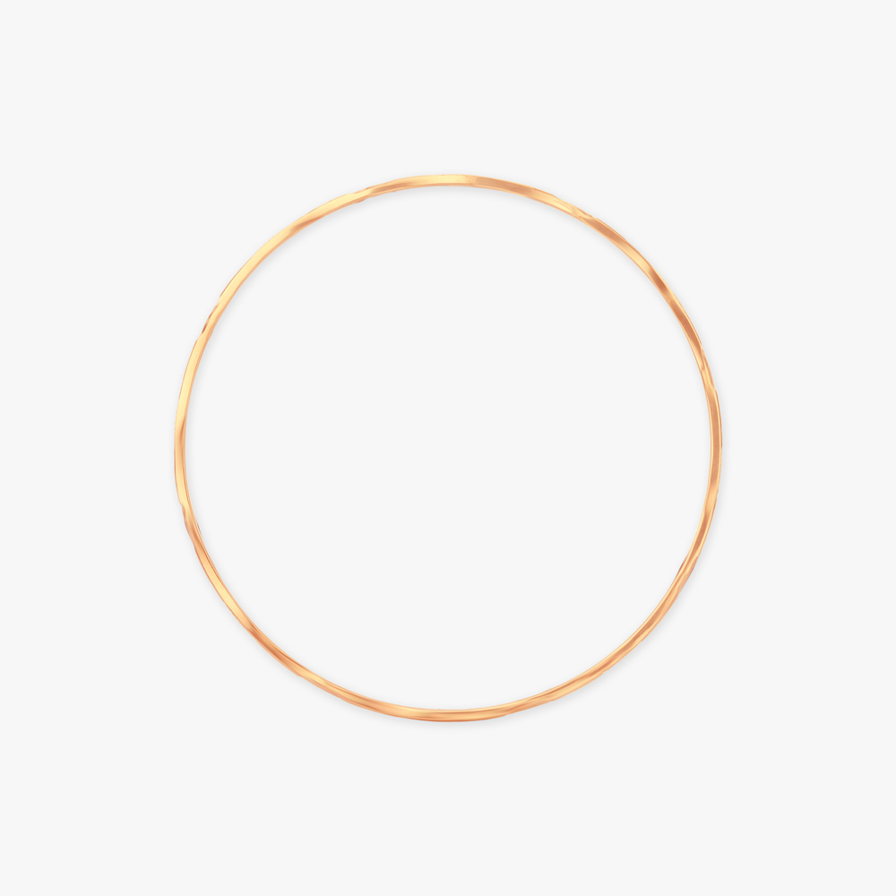 Ripple Glow Gold Bangle,,hi-res image number null