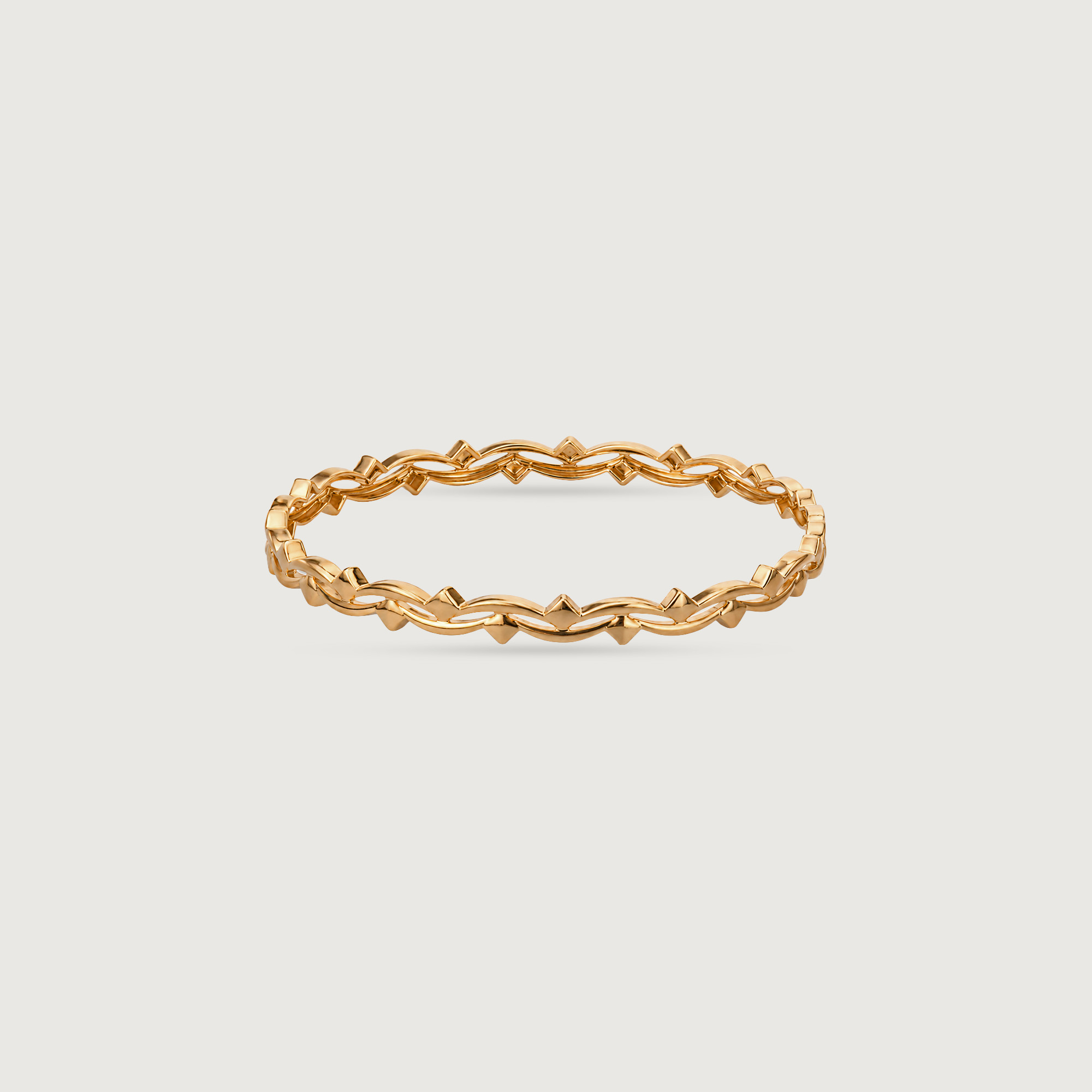 Fluid Weave Gold Bangle,,hi-res image number null