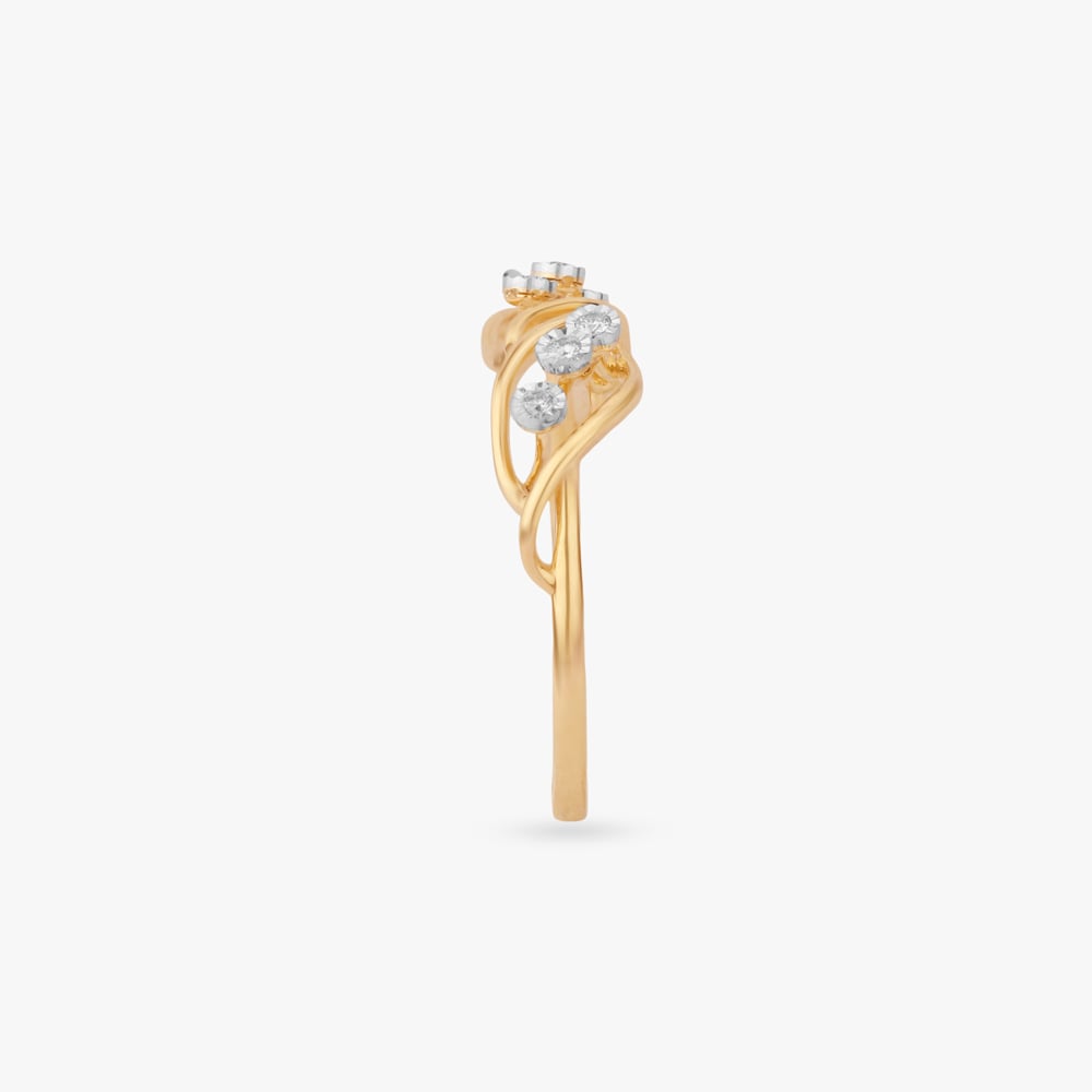 Interlaced Infinity Diamond Ring,,hi-res image number null