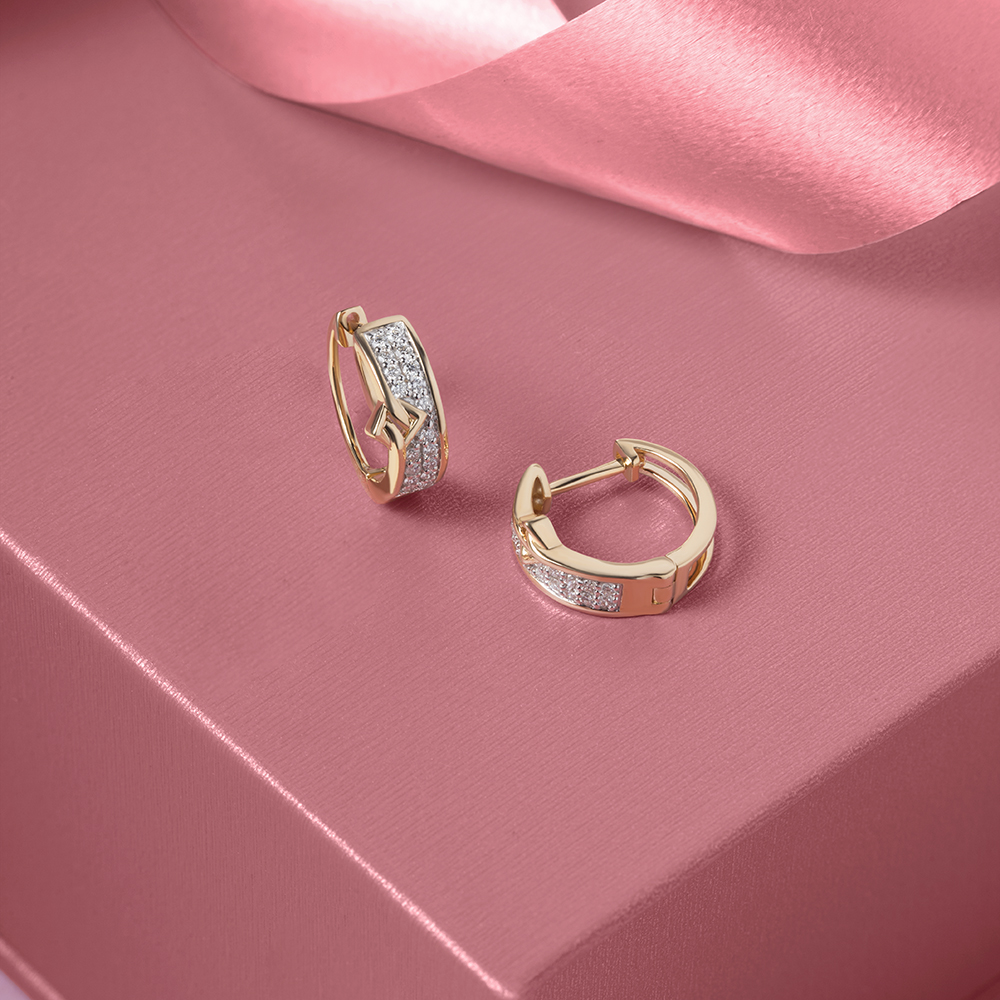 Elegant Golden Hoop Earrings