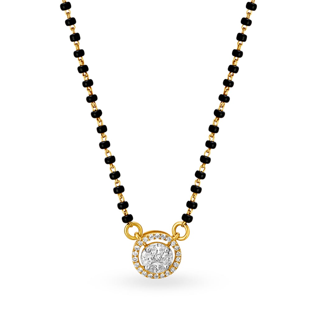 Radiant Diamond Mangalsutra,,hi-res image number null