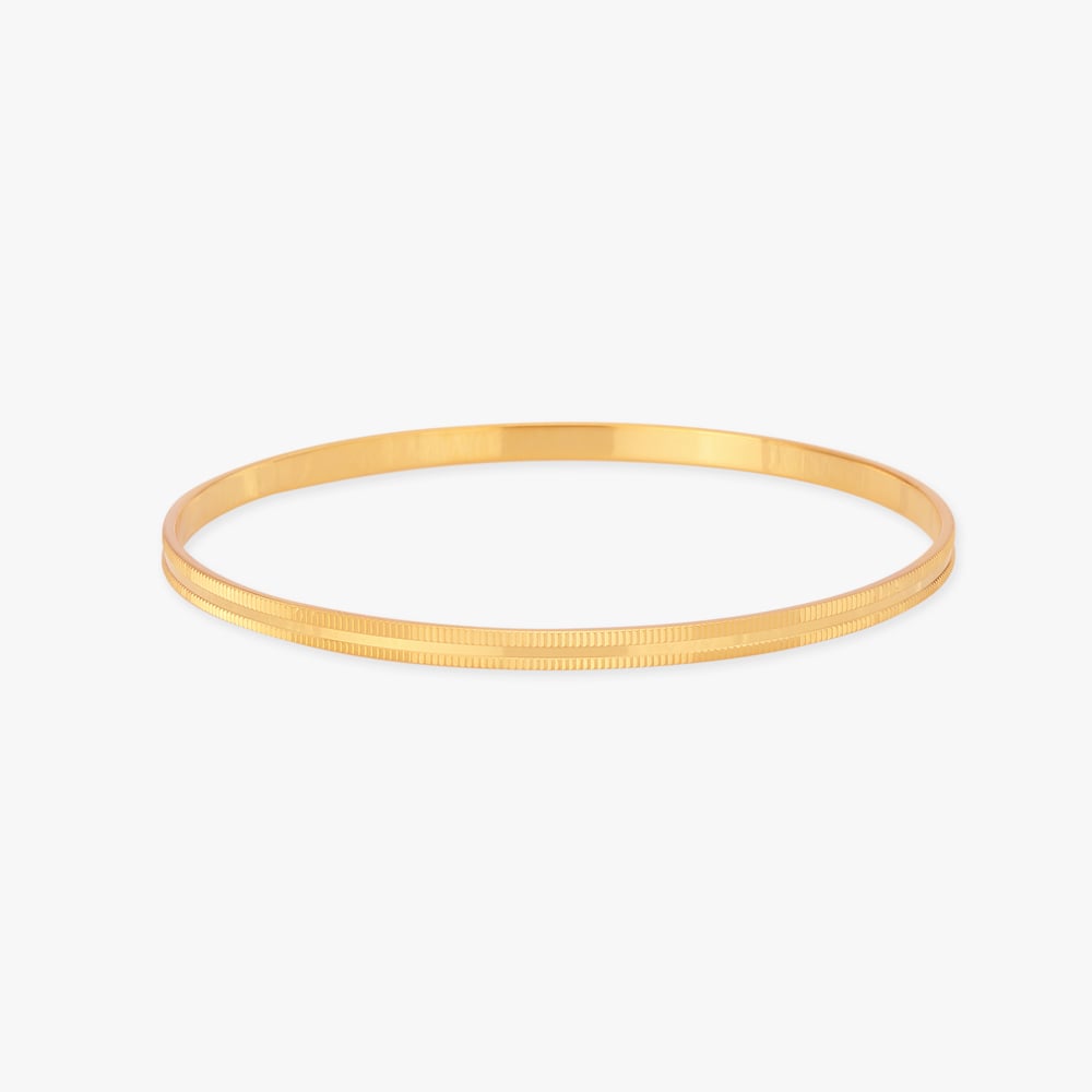 Gleaming Horizon Gold Bangles,,hi-res image number null