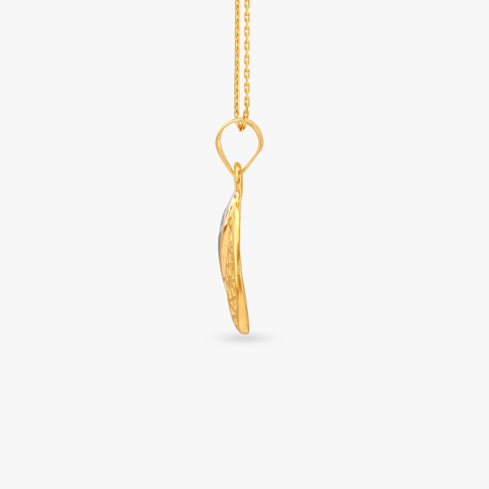 Flowing Grace Gold Pendant,,hi-res image number null