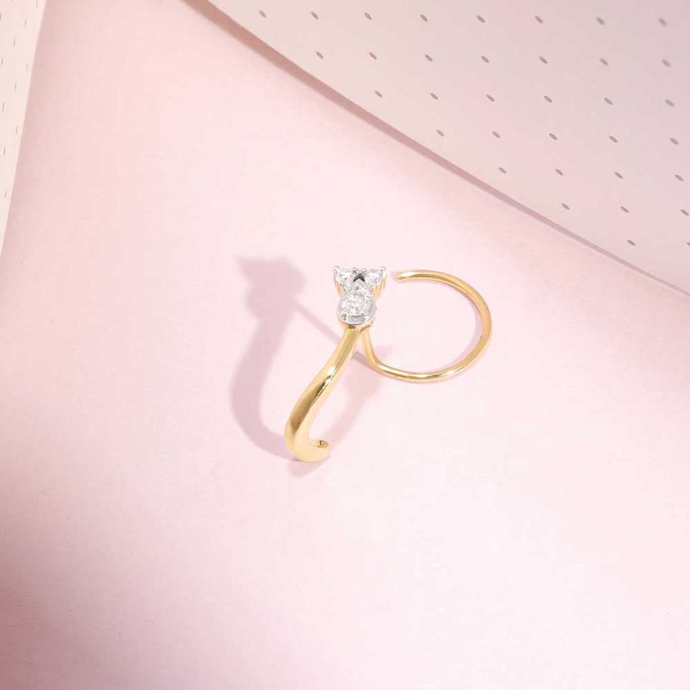 Whimsy Spark Diamond Nose Pin,,hi-res image number null