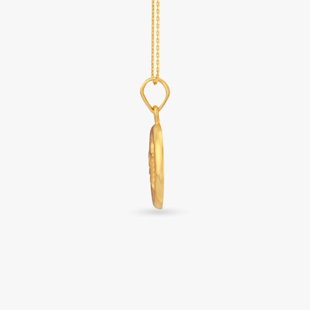 Shree Radiance Gold Pendant,,hi-res image number null