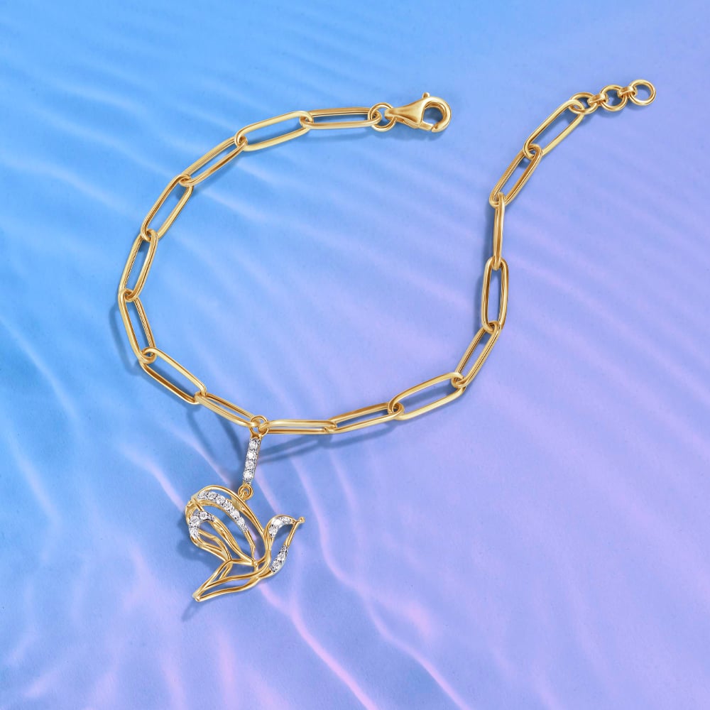 An Elegant Swoop Diamond Bracelet,,hi-res image number null