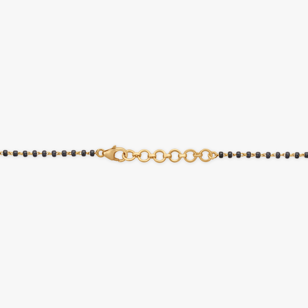Classy Spiral Diamond Mangalsutra,,hi-res image number null
