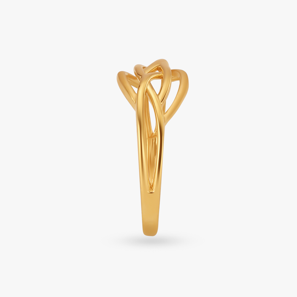 Knotwork Gold  Finger Ring,,hi-res image number null