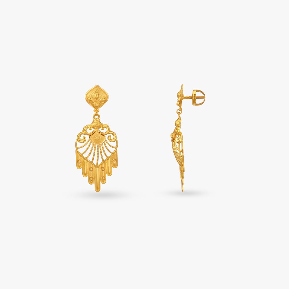 Sunlit Symphony Gold Necklace Set,,hi-res image number null