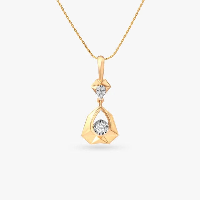 Vertex Flow Diamond Pendant,,hi-res image number null