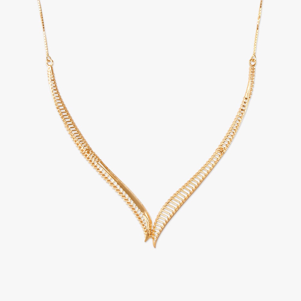 Winged Grace Gold Necklace Set,,hi-res image number null