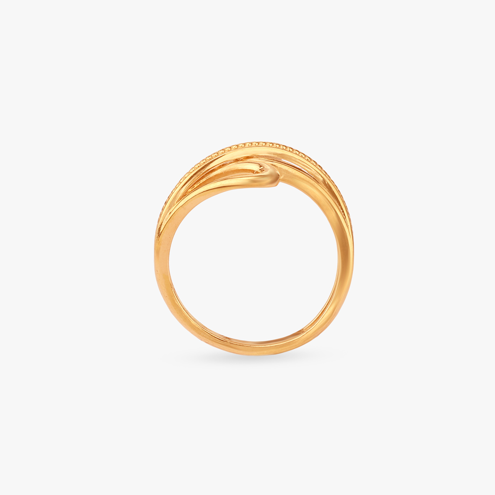 Infinity Flow Gold Ring,,hi-res image number null