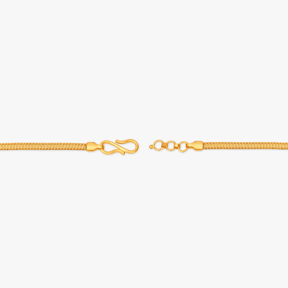 Nature-Inspired Gold Bracelet,,hi-res image number null
