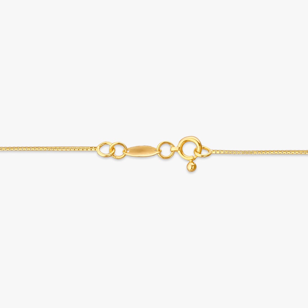 Sculpted Spheres Gold Chain,,hi-res image number null