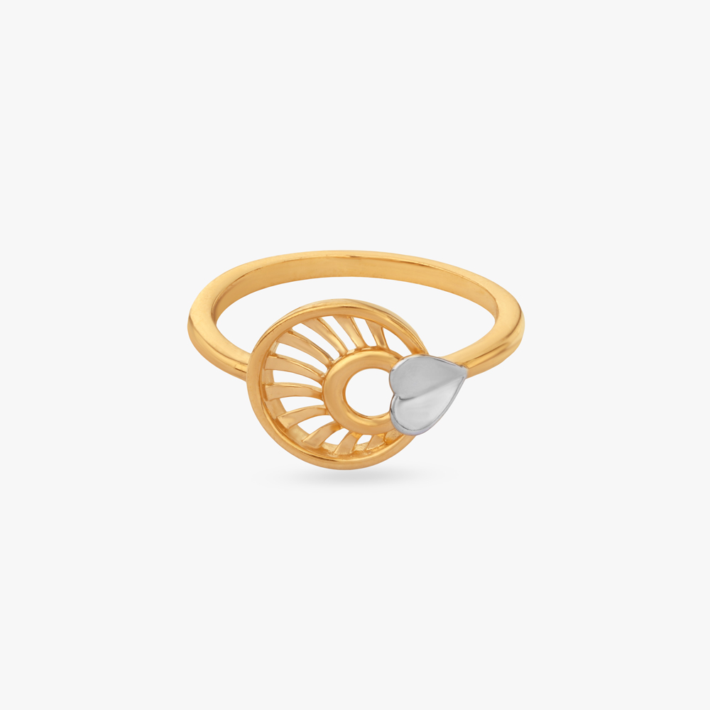 Geometric Aura Gold Ring,,hi-res image number null