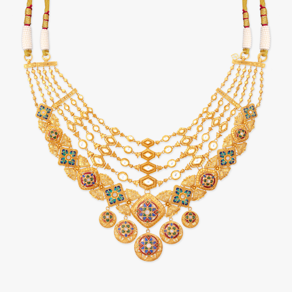 Cosmic Constellation Gold Necklace Set,,hi-res image number null