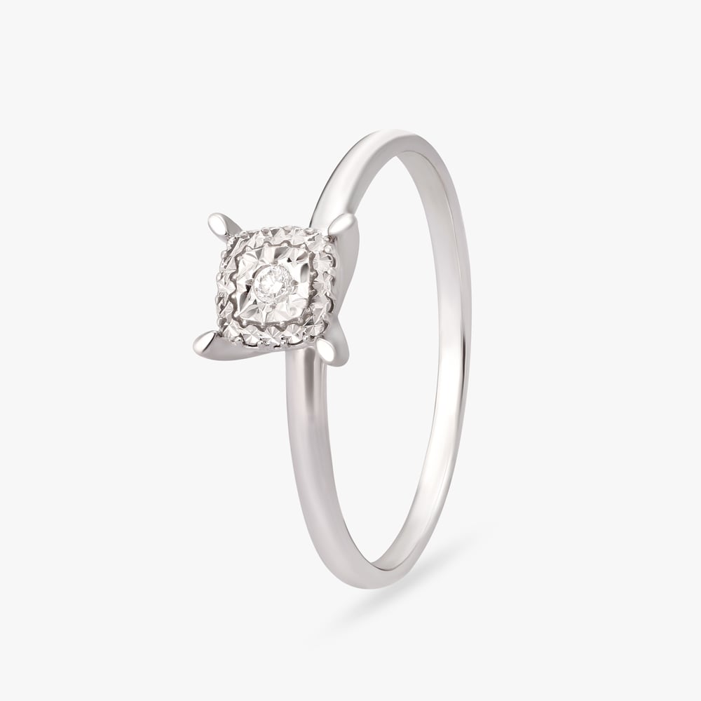 Glimmering Oneness Diamond Finger Ring