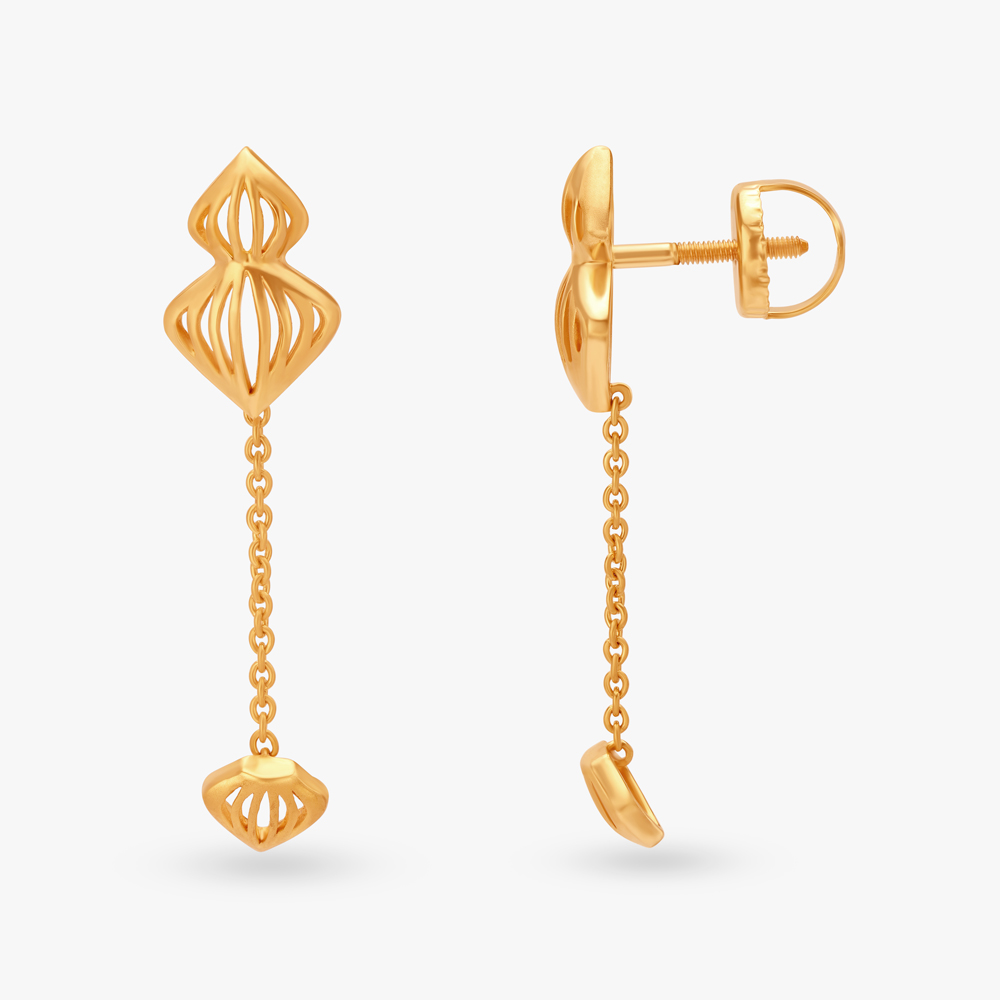 Dangling Elegance Drop Earrings,,hi-res image number null