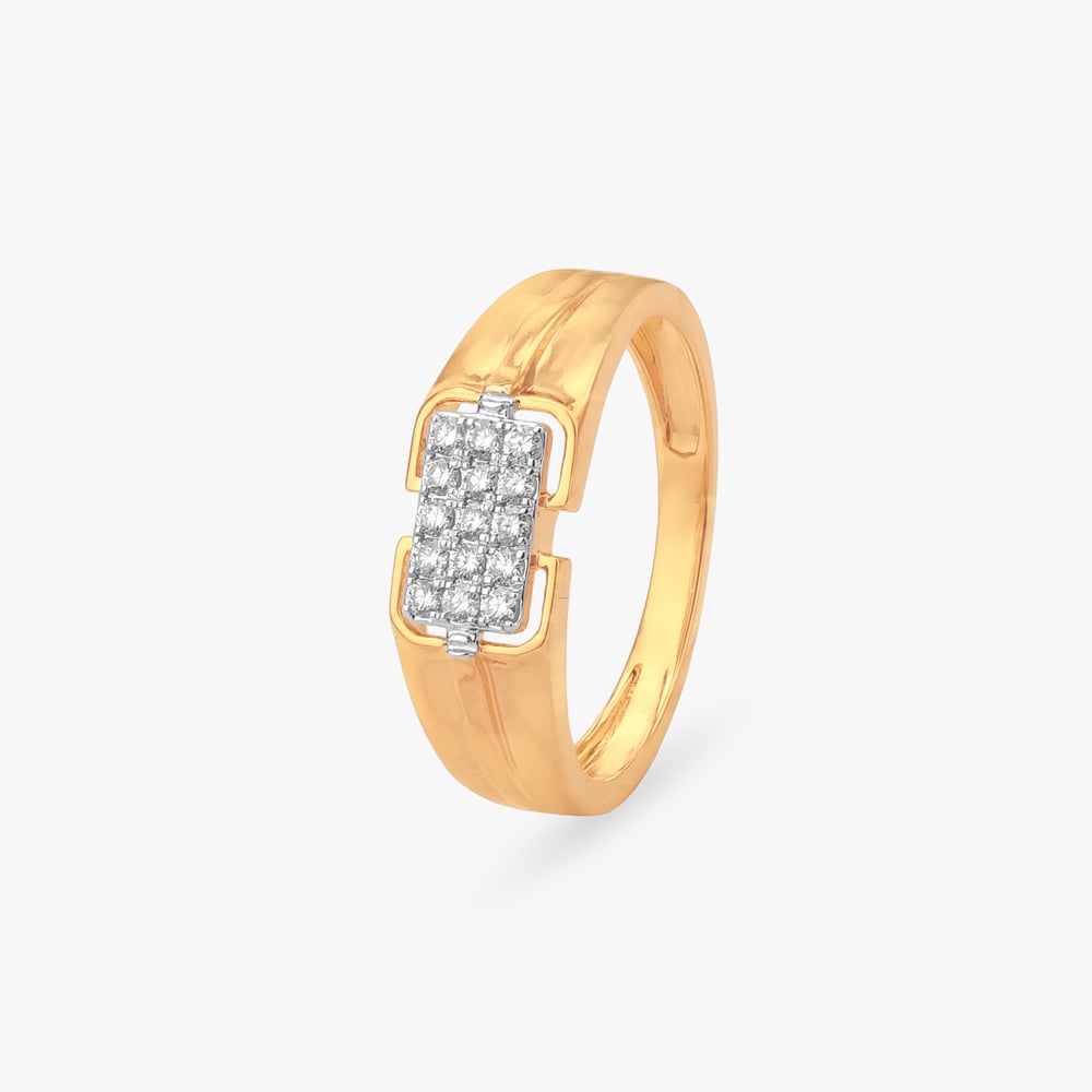 Imperial Block Diamond Ring for Men,,hi-res image number null