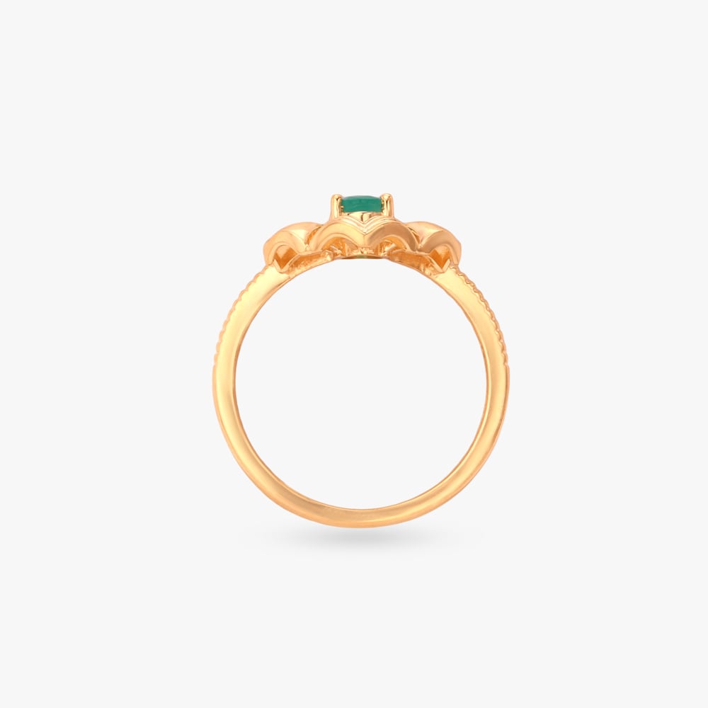 Bloom Flare Gold Ring,,hi-res image number null