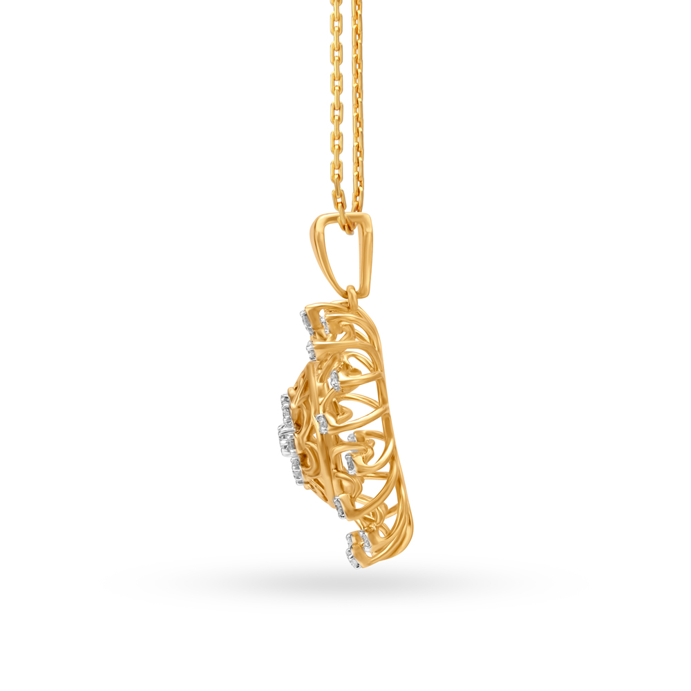Modish Diamond Pendant,,hi-res image number null
