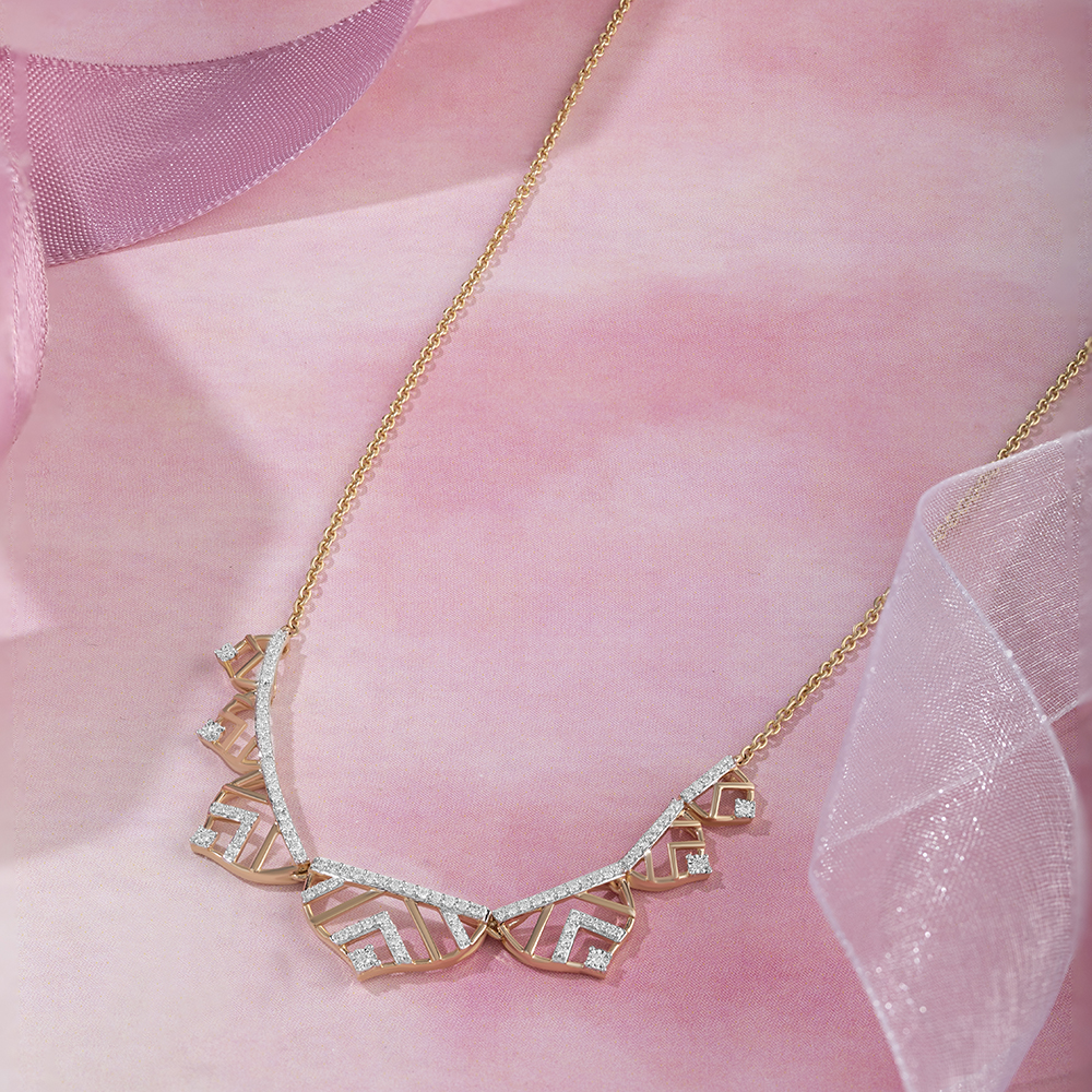 Lippan Luxe Gold & Diamond Necklace,,hi-res image number null